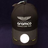 画像: アストンマーティン アラムコ F1 チーム BB キャップ  2026 (ブラック）