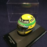 画像: 特価品●セカンドハンド品●紙外箱（スリブ）無●PMA1/8 アイルトンセナ ミニヘルメットコレクション 1986