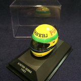 画像: 特価品●セカンドハンド品●紙外箱（スリブ）無●PMA1/8 アイルトンセナ ミニヘルメットコレクション 1983