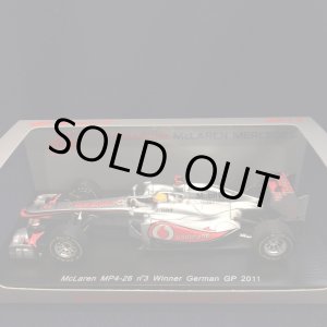 画像: セカンドハンド品●SPARK 1/43 McLAREN MP4-26 WINNER GERMAN GP 2011 （L.ハミルトン）#3