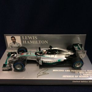 画像: セカンドハンド品■PMA1/43 MERCEDES AMG PETRONAS W05 WINNER JAPANESE GP 2014 (L.ハミルトン）#44