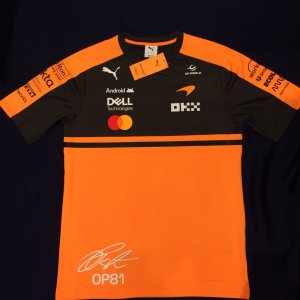 画像: マクラーレン F1チーム オスカー・ピアストリ Tシャツ 2026 (XLサイズ）