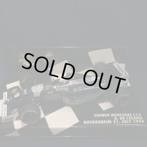画像: セカンドハンド品●PMA1/43 SAUBER MERCEDES C13 HOCKENHEIM GP 1994(A.DE.チェザリス)#29