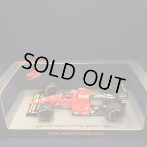 画像: 新品正規荷品●SPARK1/43 LIFE L190 SAN MARINO GP PRACTICE 1990 (B.GIACOMELLI) #39