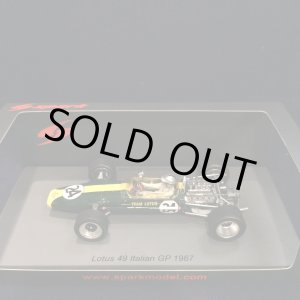 画像: 新品正規荷品●SPARK1/43 LOTUS 49 ITALIAN GP 1967 (G.BAGHETTI) #24