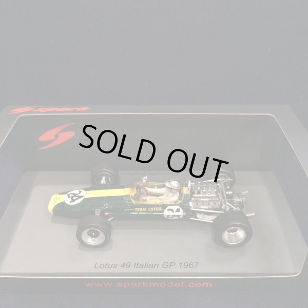 画像1: 新品正規荷品●SPARK1/43 LOTUS 49 ITALIAN GP 1967 (G.BAGHETTI) #24