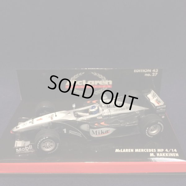画像1: セカンドハンド品●PMA1/43 McLAREN MERCEDES MP4/14（M.ハッキネン）#1