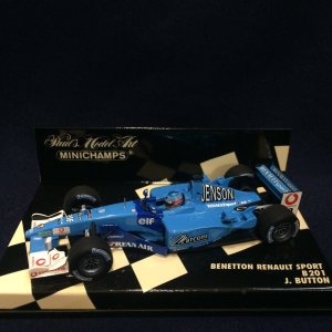 画像: セカンドハンド品●PMA 1/43 BENETTON RENAULT B201(J.バトン) #8