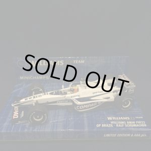 画像: セカンドハンド品●PMA1/43 WILLIAMS BMW FW22 BRAZIL GP (R.シューマッハ)