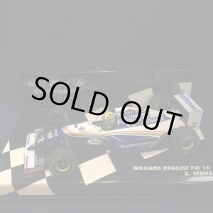 画像: カンドハンド品●PMA1/43 WILLIAMS RENAULT FW16 (A.セナ) ※白文字台紙
