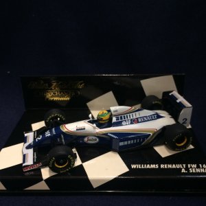 画像: カンドハンド品●PMA1/43 WILLIAMS RENAULT FW16 (A.セナ) ※金文字台紙