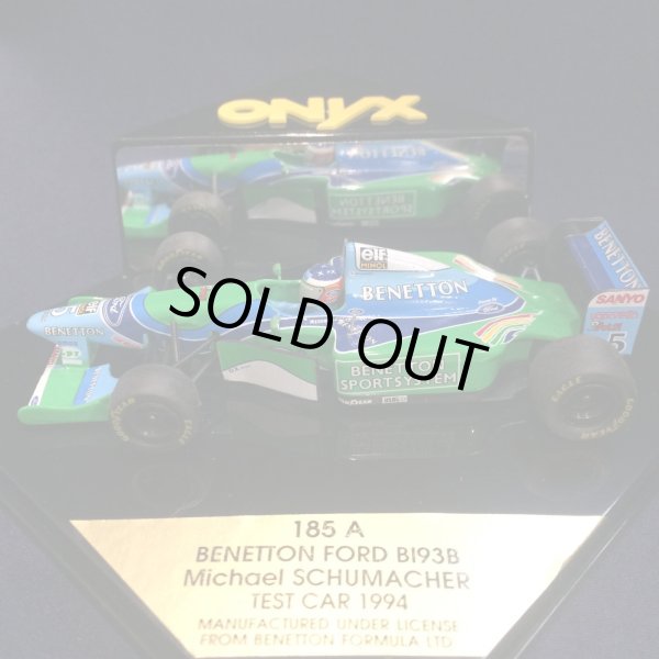 画像1: セカンドハンド品●ONYX 1/43 BENETTON FORD B193B TEST CAR 1994 (M.シューマッハ）#5