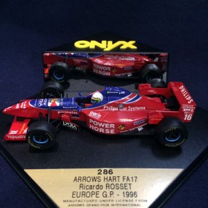 画像: セカンドハンド品●ONYX 1/43 ARROWS HART FA17 EUROPE GP 1996 (R.ロセット）#16
