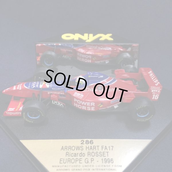 画像1: セカンドハンド品●ONYX 1/43 ARROWS HART FA17 EUROPE GP 1996 (R.ロセット）#16