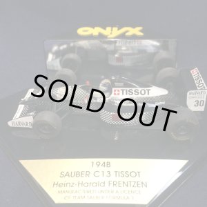 画像: セカンドハンド品●ONYX 1/43 SAUBER TISSOT C13 (H.H.フレンツェン）#30