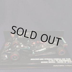 画像: セカンドハンド品●●PMA1/43 MERCEDES-AGM PETRONAS W11 SAKHIR GP 2020 ※スポット参戦※ (G.ラッセル)#63