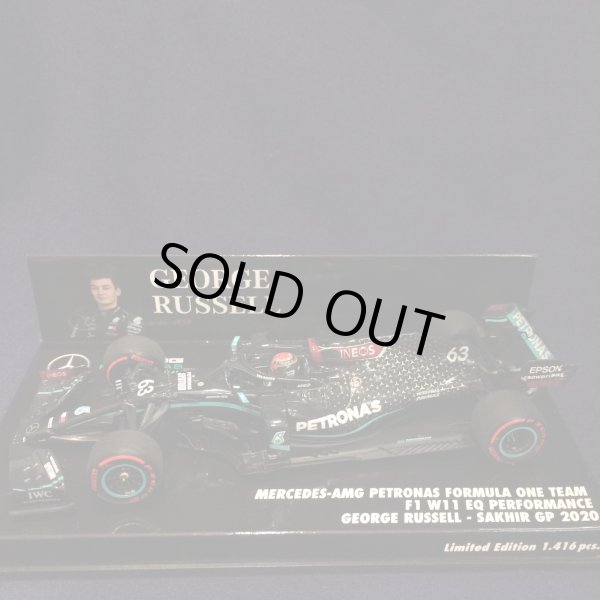 画像1: セカンドハンド品●●PMA1/43 MERCEDES-AGM PETRONAS W11 SAKHIR GP 2020 ※スポット参戦※ (G.ラッセル）#63