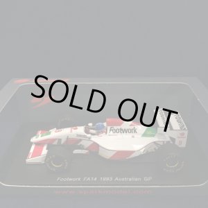 画像: セカンドハンド品●SPARK 1/43 FOOTWORK FA14 AUSTRALIAN GP 1993 (D.ワーウィック）#9