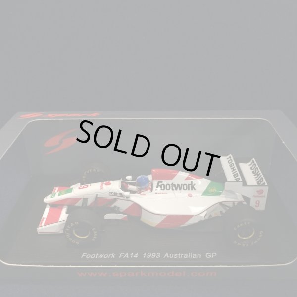 画像1: セカンドハンド品●SPARK 1/43 FOOTWORK FA14 AUSTRALIAN GP 1993 (D.ワーウィック）#9