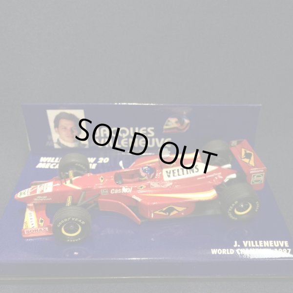 画像1: セカンドハンド品●PMA1/43 WILLIAMS MECACHROME FW20 WORLD CHAMPION 1997 (J.ビルヌーブ）#1