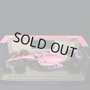 画像: セカンドハンド品●SPARK 1/43 ALPINE A522 9th BAHRAIN GP 2022 (F.アロンソ)#14