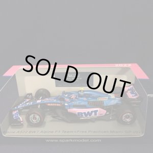 画像: セカンドハンド品●SPARK1/43 ALPINE BWT A522 FREE PRACTICE MIAMI GP 2022 (E.オコン)#31