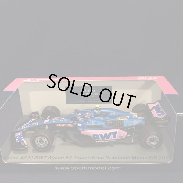 画像1: セカンドハンド品●SPARK1/43 ALPINE BWT A522 FREE PRACTICE MIAMI GP 2022 (E.オコン）#31