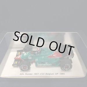 画像: セカンドハンド品●SPARK1/43 ALFA ROMEO 185T 4th BELGIUM GP 1985 (E.チーバー)#23