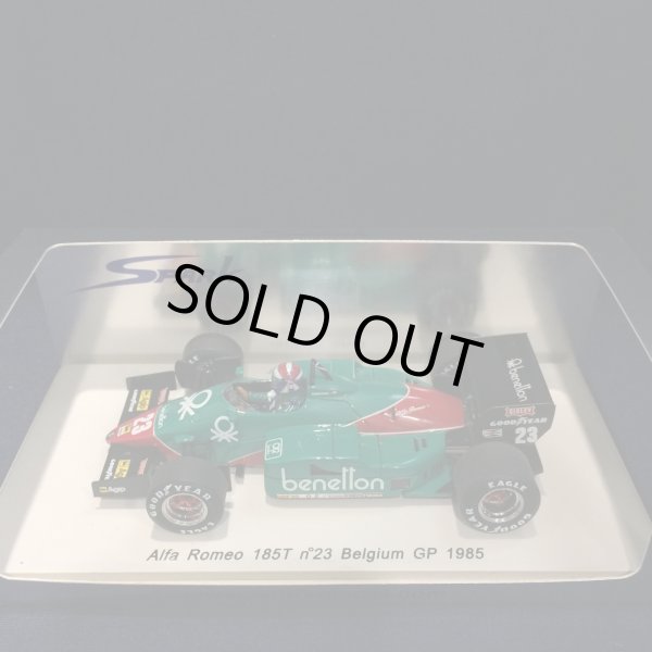 画像1: セカンドハンド品●SPARK1/43 ALFA ROMEO 185T 4th BELGIUM GP 1985 (E.チーバー）#23