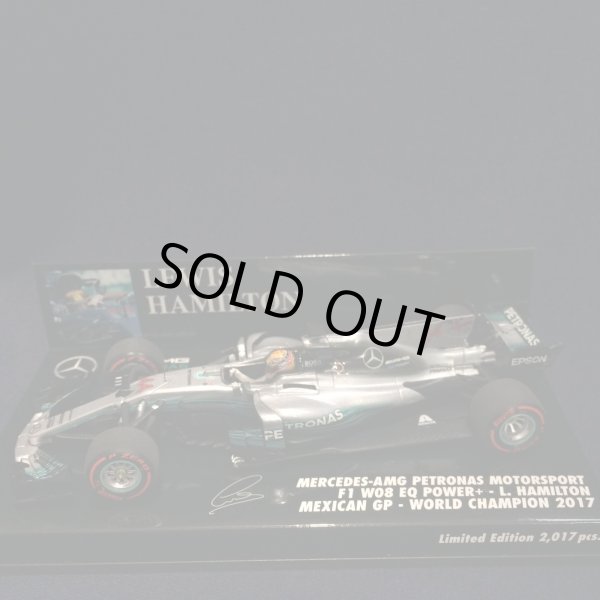 画像1: セカンドハンド品●PMA1/43 MERCEDES-AMG PETRONAS W08 WORLD CHAMPION 2017 MEXICAN GP (L.ハミルトン) #44