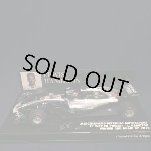 画像: セカンドハンド品●PMA1/43 MERCEDES-AMG PETRONAS W09 WINNER ABU DHABI GP (L.ハミルトン)2018 #44