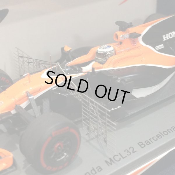 画像1: セカンドハンド品●SPARK 1/43 McLAREN HONDA MCL32 BARCELONA GP PRE-SEASON TEST 2017 (F.アロンソ）#14