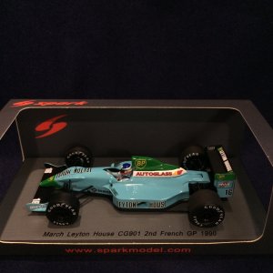 画像: セカンドハンド品●SPARK 1/43 MARCH LEYTON HOUSE MARCH CG901 2nd FRENCH GP 1990 (I.カペリ) #16