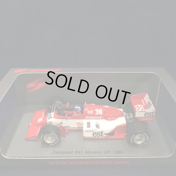 画像1: セカンドハンド品●●SPARK1/43 ZAKSPEED 841 MONACO GP 1985 (J.パーマー）#30