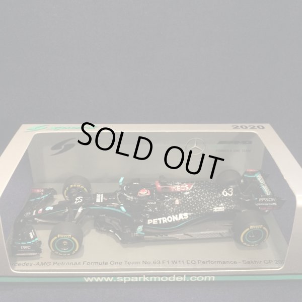 画像1: セカンドハンド品●SPARK1/43 MERCEDES-AGM PETRONAS W11 SAKHIR GP 2020 ※スポット参戦※ (G.ラッセル）#63