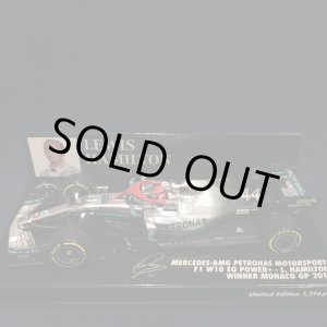 画像: セカンドハンド品●PMA 1/43 MERCEDES-AMG PETORONAS W10 WINNER MONACO GP 2019 (L.ハミルトン)#44