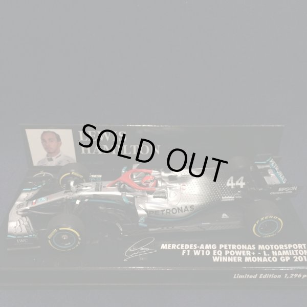 画像1: セカンドハンド品●PMA 1/43 MERCEDES-AMG PETORONAS W10 WINNER MONACO GP 2019 (L.ハミルトン）#44