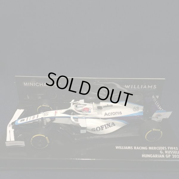 画像1: セカンドハンド品●PMA1/43 WILLIAMS MERCEDES FW43 HUNGARIAN GP 2020 (G.ラッセル）#63