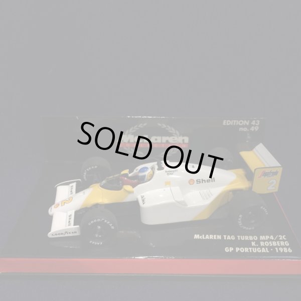 画像1: セカンドハンド品●PMA1/43 McLAREN MP4/2C PORTUGAL GP 1986 (K.ロズベルグ）#2
