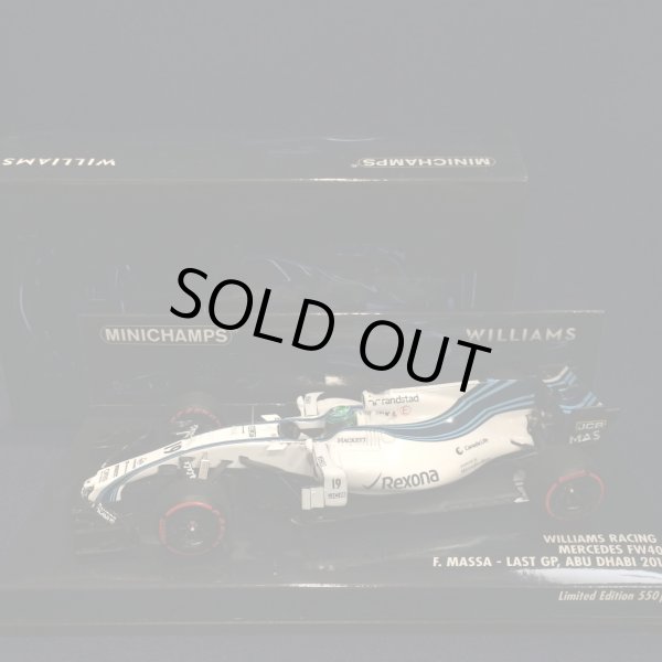 画像1: セカンドハンド品●PMA1/43 WILLIAMS MERCEDES　FW40 ABU DHABI GP 2017 （F.マッサ）#19