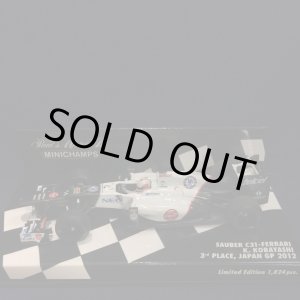 画像: セカンドハンド品●PMA1/43 SAUBER FERRARI C31 3rd PLACE JAPAN GP 2012 (小林可夢偉)#14