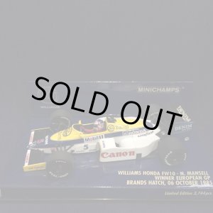 画像: セカンドハンド品●PMA1/43 WILLIAMS HONDA FW10 WINNER EUROPEAN GP 1985 (N.マンセル)#5