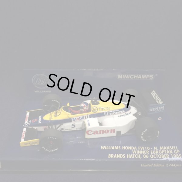 画像1: セカンドハンド品●PMA1/43 WILLIAMS HONDA FW10 WINNER EUROPEAN GP 1985 (N.マンセル）#5