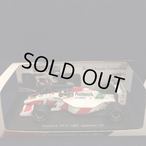 画像: セカンドハンド品●Racing on別注●SPARK 1/43 FOOTWORK FA14 JAPANESE GP 1993 (鈴木亜久里)#10