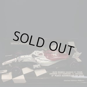 画像: セカンドハンド品●PMA1/43 ALFA ROMEO C37 6th PLACE AZERBAIJAN GP 2018 (C.ルクレール)#16