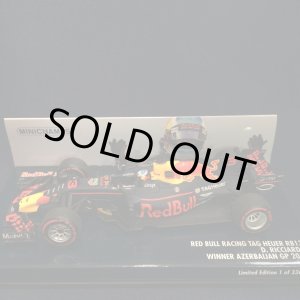 画像: セカンドハンド品●PMA1/43 RED BULL TAG HEUER RB13 WINNER AZERBAIJAN GP 2017 (D.リカルド)#3