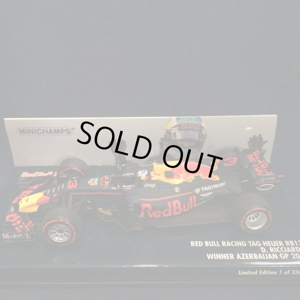 画像1: セカンドハンド品●PMA1/43 RED BULL TAG HEUER RB13 WINNER AZERBAIJAN GP 2017 (D.リカルド）#3
