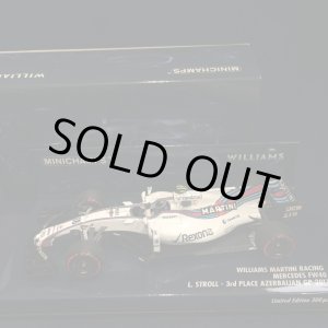 画像: セカンドハンド品●PMA1/43 WILLIAMS MERCEDES FW40 3rd PLACE AZERBAIJAN GP 2017 (L.ストロール)#18