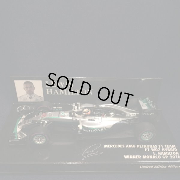画像1: セカンドハンド品●PMA1/43 MERCEDES AMG PETRONAS W07 WINNER MONACO GP 2016 (L.ハミルトン）#44