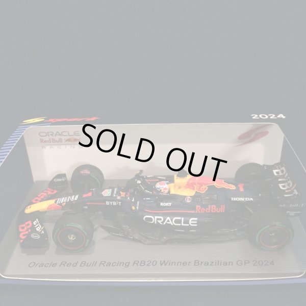 画像1: 新品正規入荷品●再入荷●SPARK 1/43 RED BULL RB20 WINNER BRAZILIAN GP 2024 (M.フェルスタッペン） #1